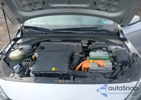 2019 Hyundai Ioniq Hybrid Blue z USA, uszkodzony, nr VIN KMHC65LC5KU140969